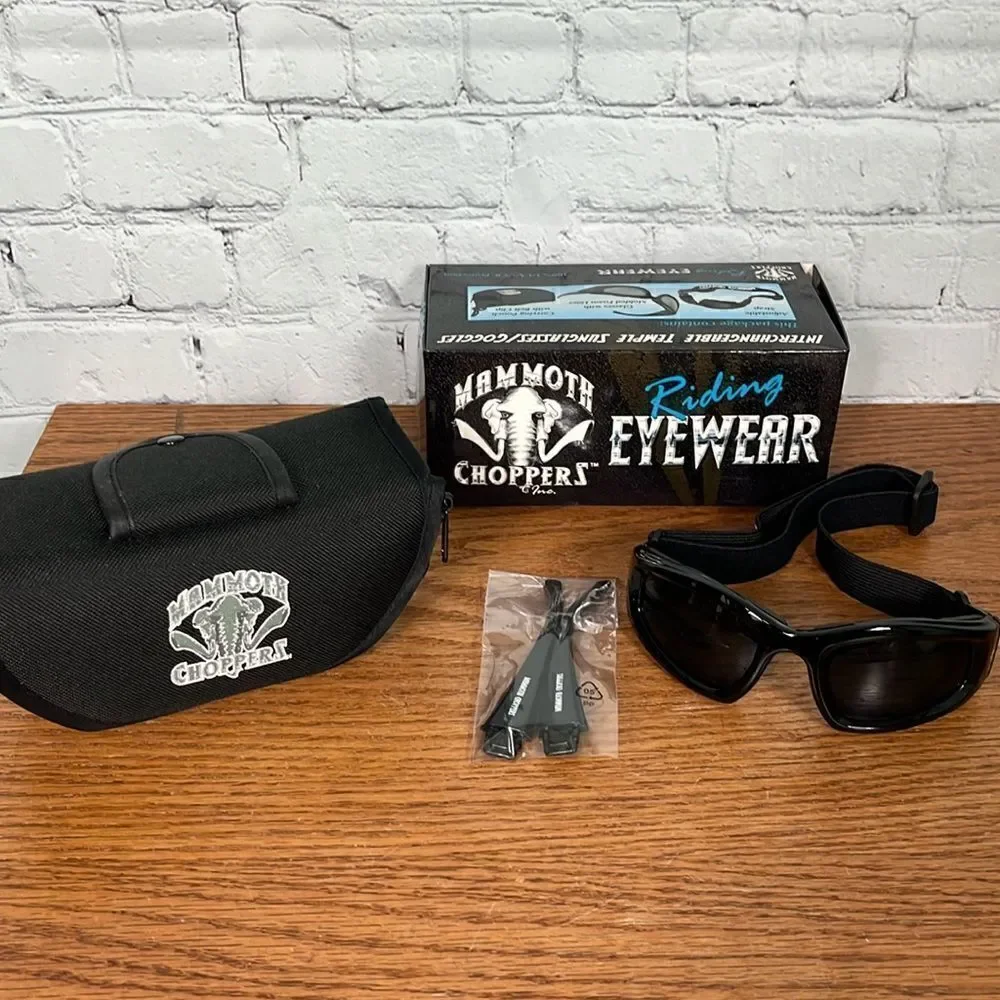 Mammoth Choppers Interchangeable Riding Sunglasses Goggles